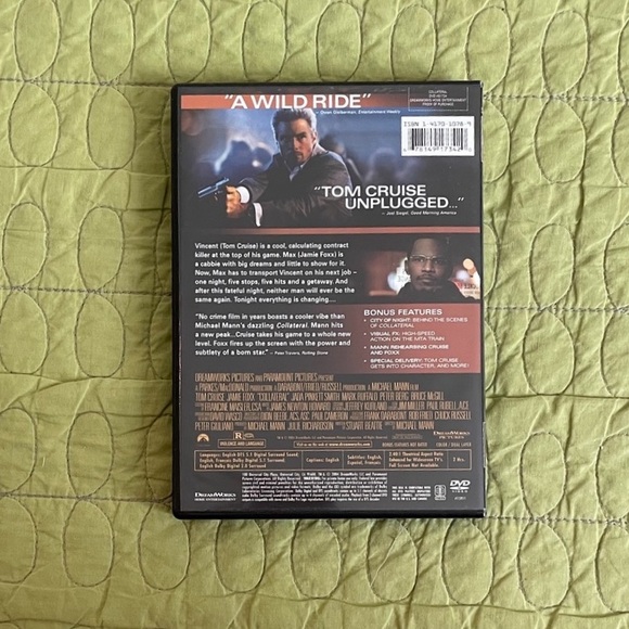 EUC This “Collateral” DVD is a 2-Disc Set neo-noir action thriller film, 2004 - Picture 3 of 6